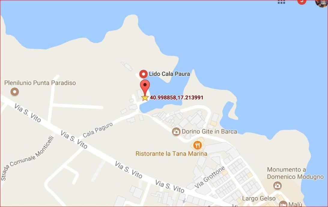Вилла Rifugio Del Marinaio - Sul Mare Полиньяно-а-Маре Экстерьер фото